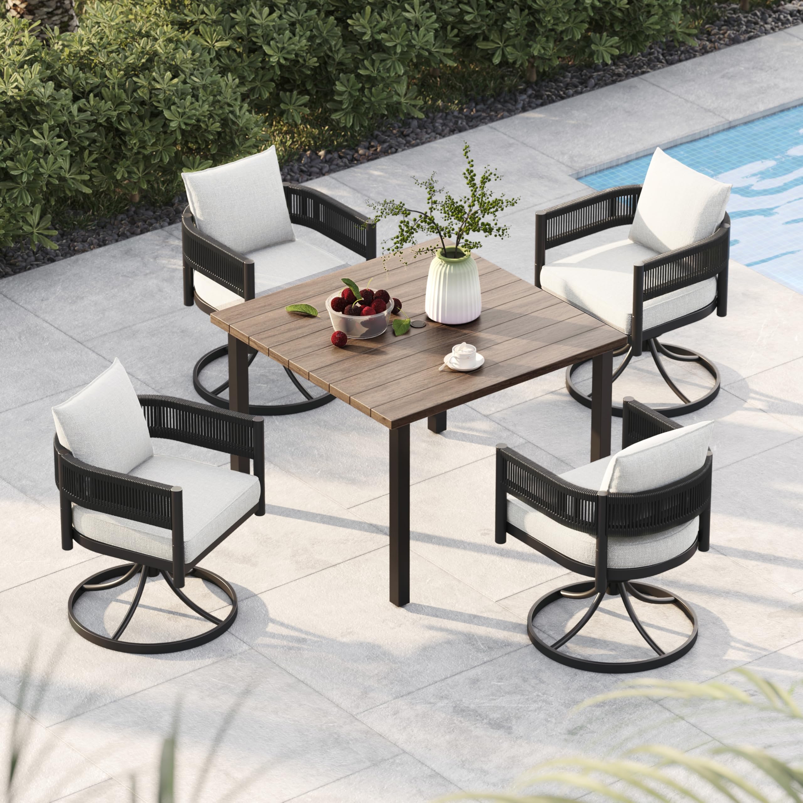 Grand Patio 5-Piece Outdoor Dining Set