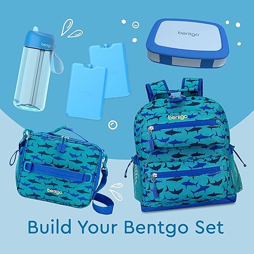 Miniatura 5 de Bentgo para niños caja de almuerzobento-styled almuerzo solución ofrece duradera a prueba de fugas aperitivo comida y Embalaje azul