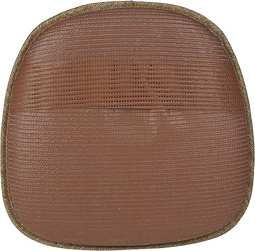 Miniatura 5 de Klear Vu Gripper - Cojín antideslizante para silla, moderno de mediados de siglo, para comedor y cocina, relleno extragrueso, tela de tapicería