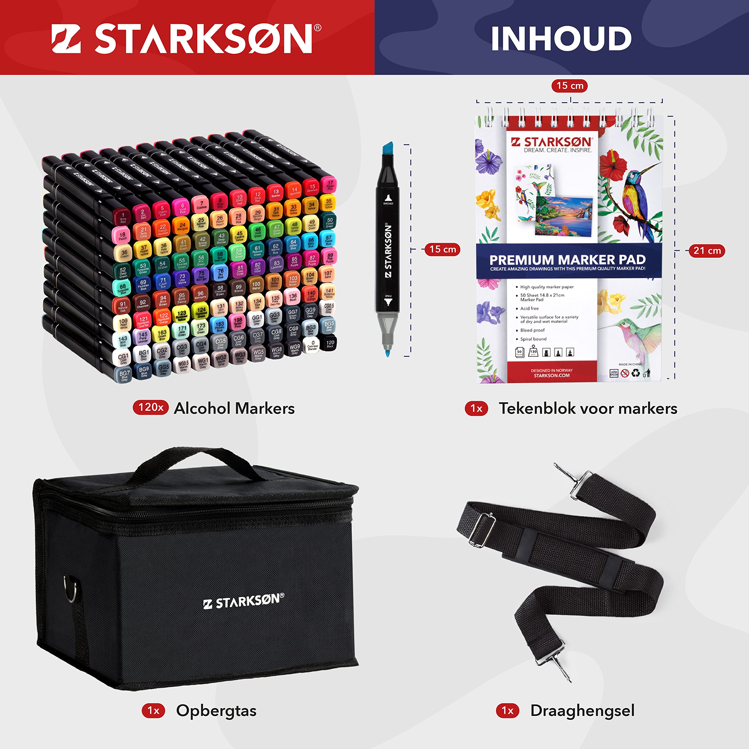 Shuttle Art Marcadores De Alcohol Pastel, Punta De Pincel, Pincel De Doble Punta Y Juego De Marcadores Artisticos De Punta Fina 50 Colores Mas 1