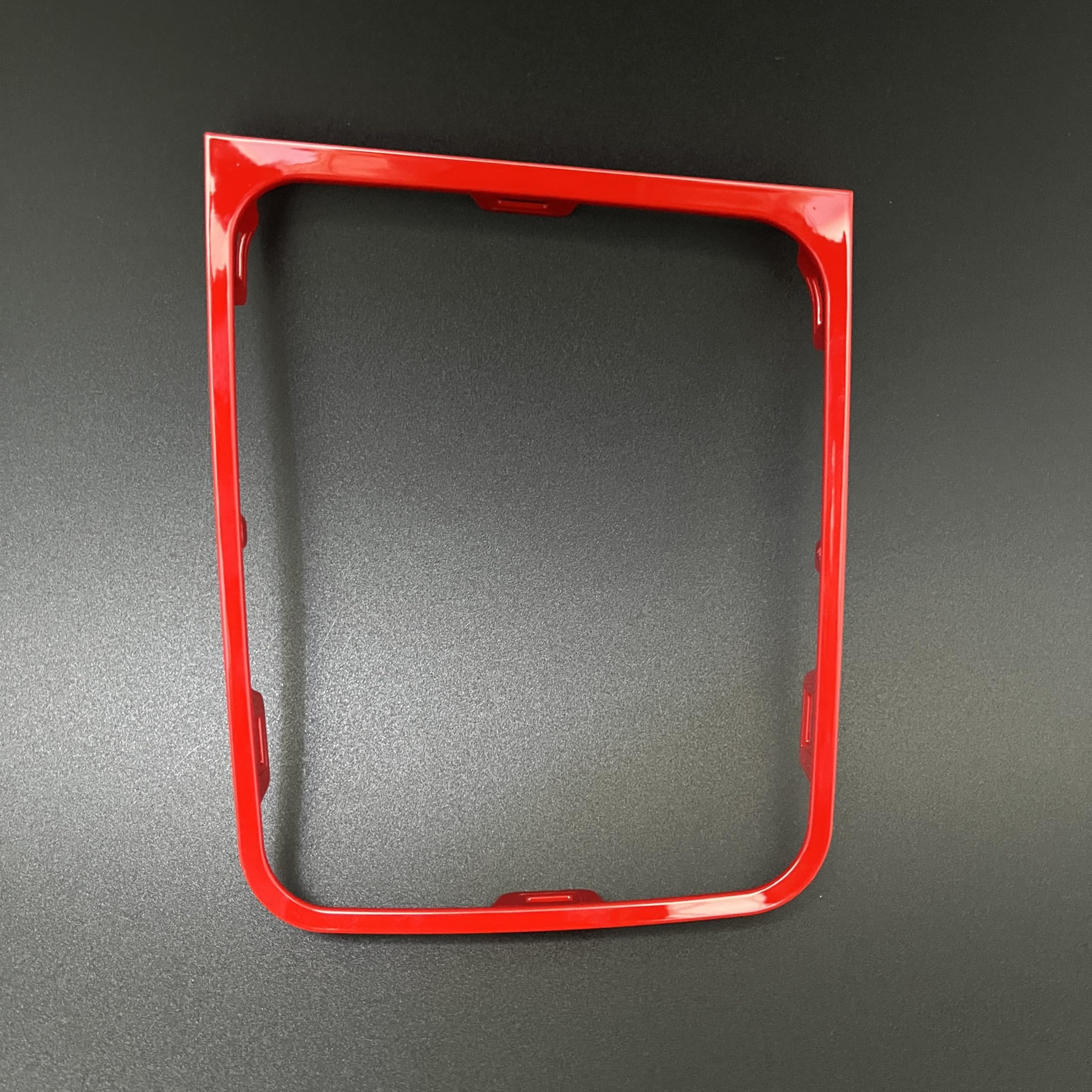 JFQYGMD LHD Automatic DSG Gear Shift Knob Lever Frame Bracket for VW for Golf 7 .5 R 5GG713203A(LHD Red)