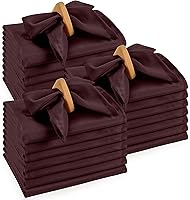 Vista 50 de Utopia Home Servilletas de tela blanca (paquete de 12, 17 x 17 pulgadas), servilletas de cena ideales para fiestas, bodas y almuerzos/cenas