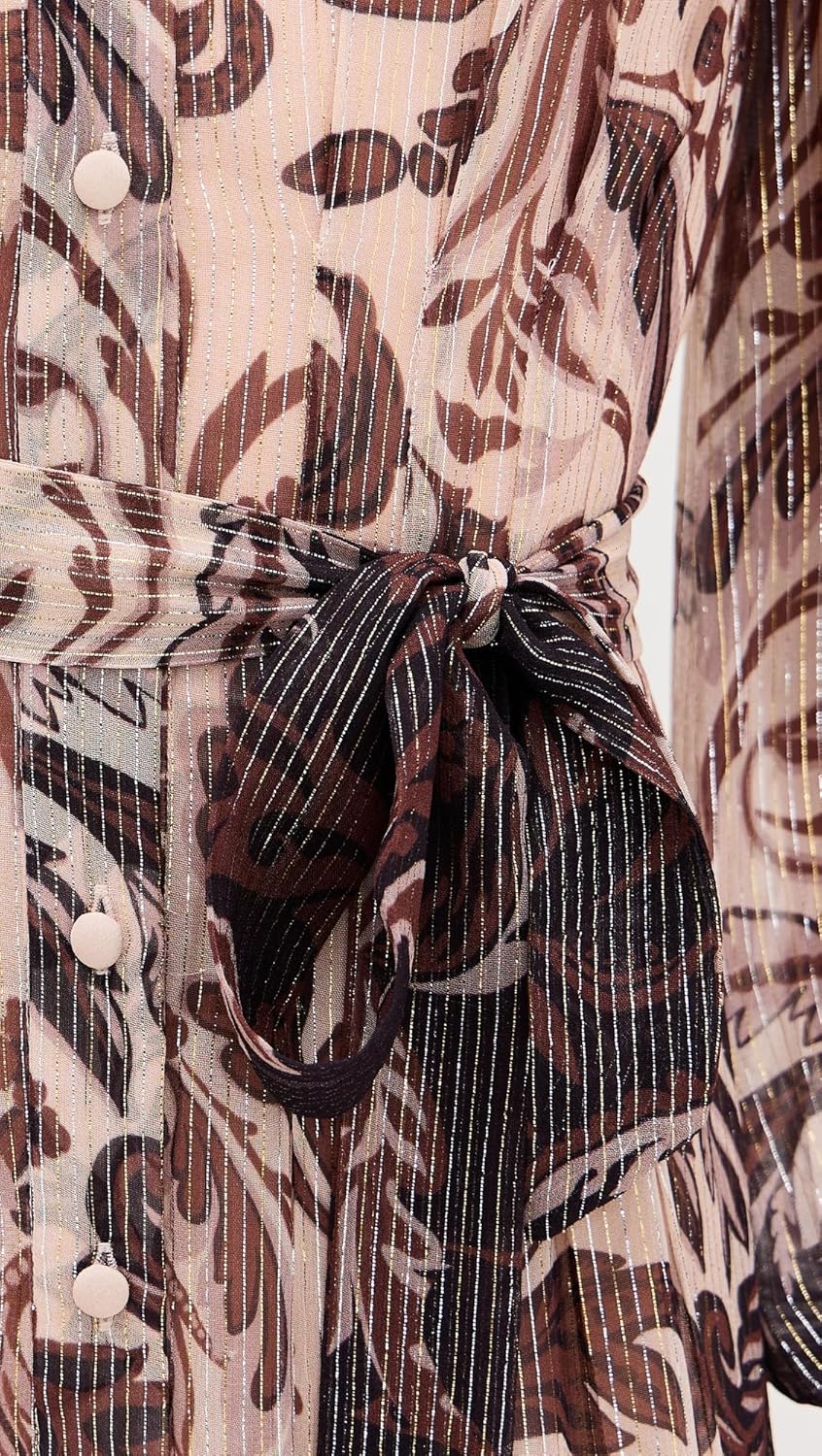 Women's Shirt Dress with Belt and Slip - Image 6