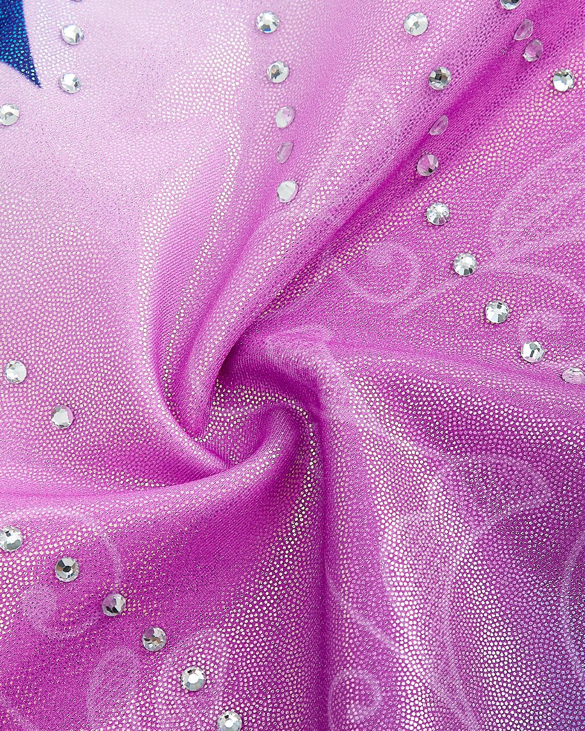 Ensemble de Justaucorps de Gymnastique 3 Pièces pour Filles avec Sequins Dégradés, Unitards de Ballet 3-12 Ans