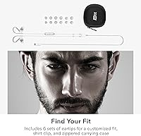 Vista 7 de MEE Audio M6 Sport Auriculares con Cable USB-C con Ganchos de Memoria, Auriculares con Micrófono y Control Remoto de 3 Botones para iPhone 15, iPad