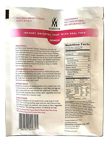 Miniatura 2 de Mishima Mezcla de sopa picante y agria china oriental instantánea