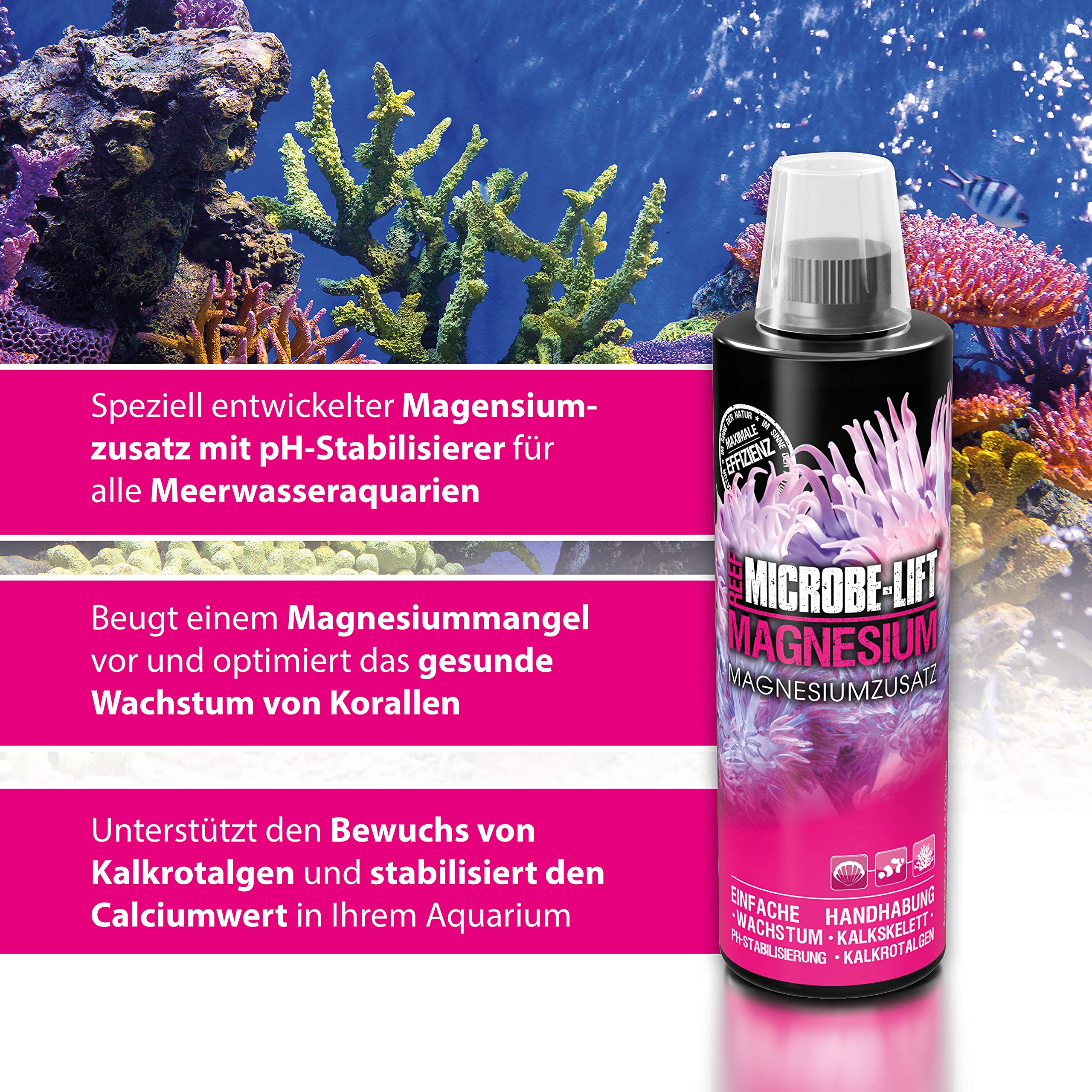 MICROBE-LIFT - Reef Complete 236ml - Buffer kH et pH pour aquarium marin