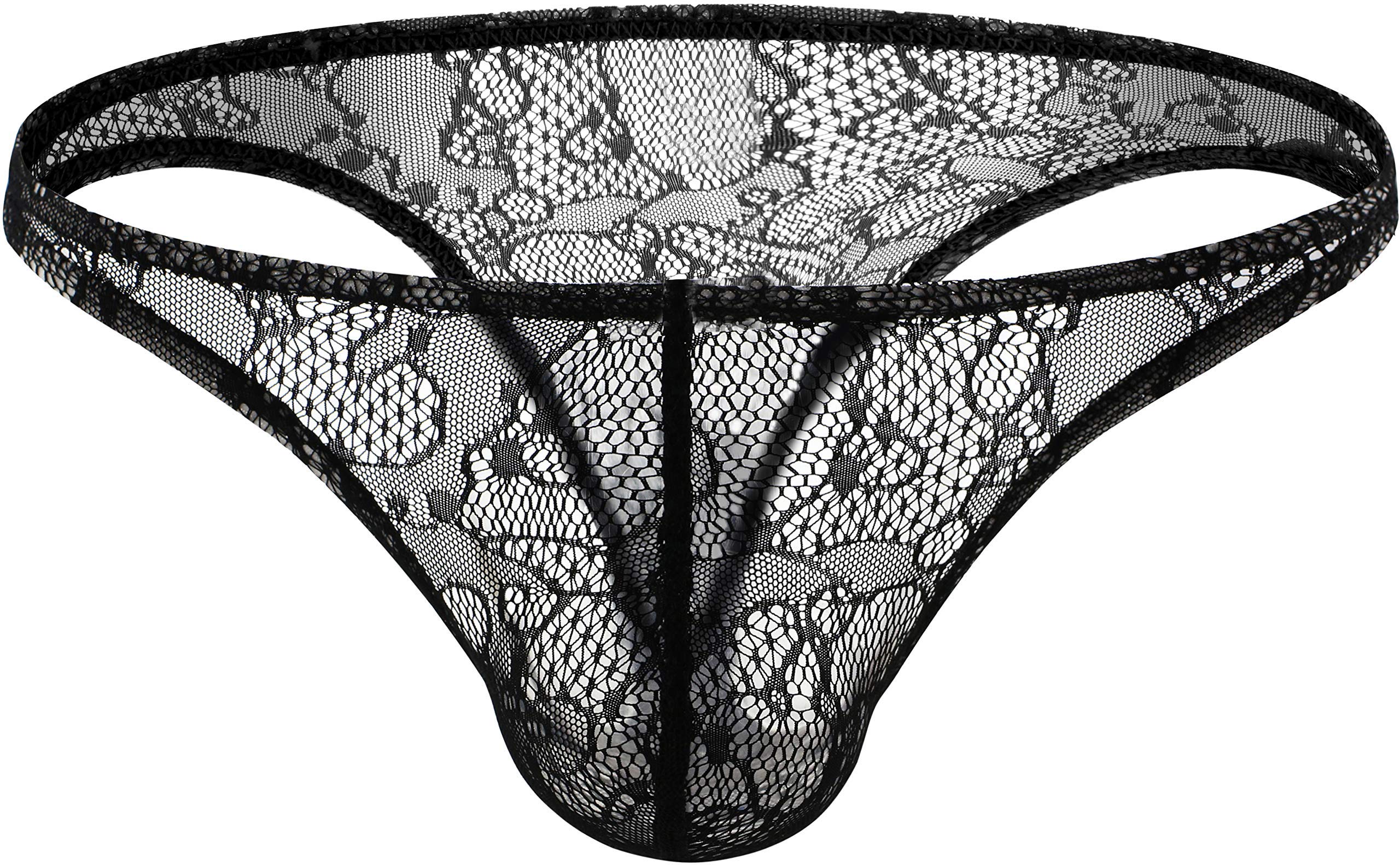 myza Men's Polyester and Spandex Half Coverage Lace Comfortable Brief Underwear-picture-35