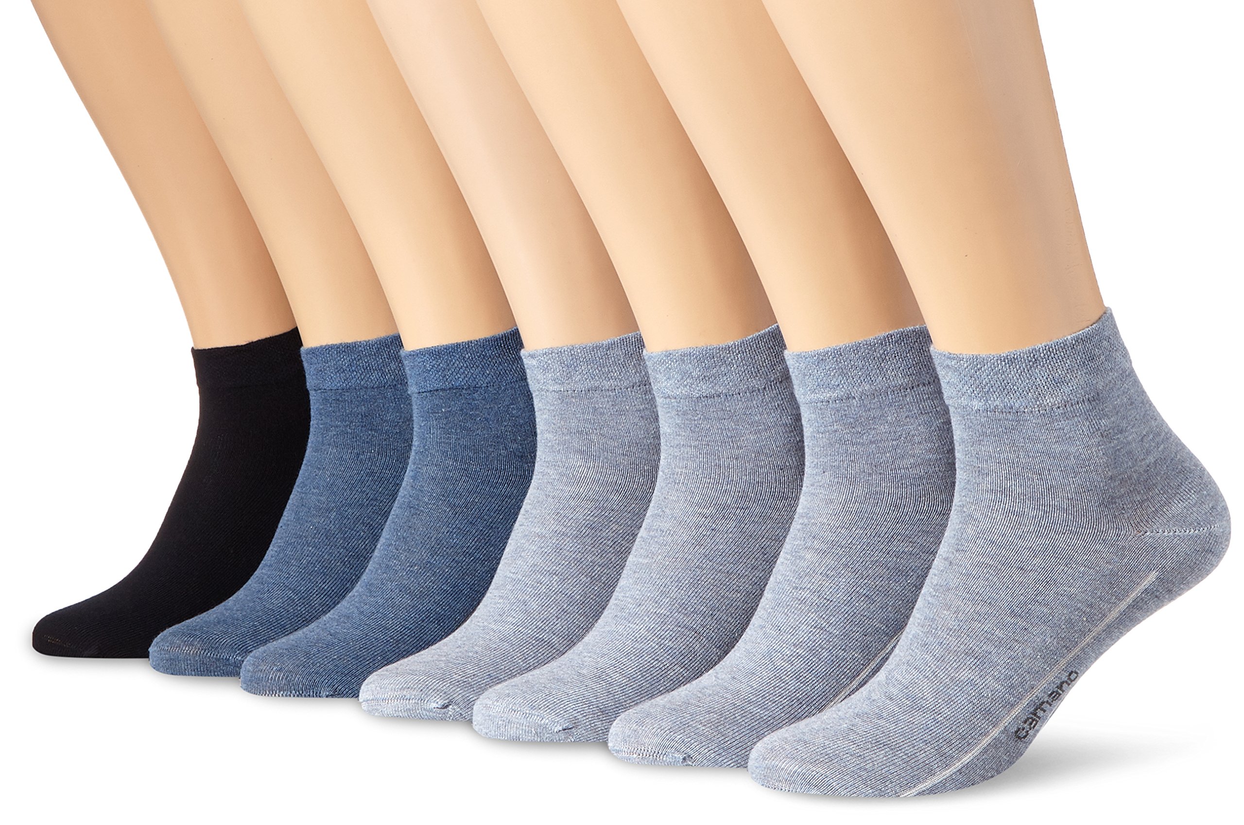 Camano Men's Socks (Pack of 7), Blue (Denim Mel. 0033), 43-46