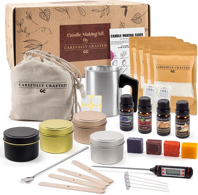 Candle Making Kit | Candle Making Kits for Adults | Candle Making | Make Your Own Candles, Soy Candle Making Kit, Candle Kit, Candle Making Set, Candle Maker, Candle Making Kits UK