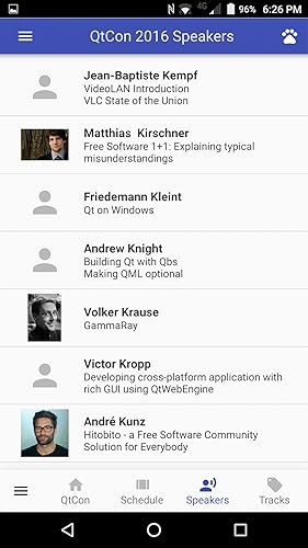 QtCon 2016 Conference App