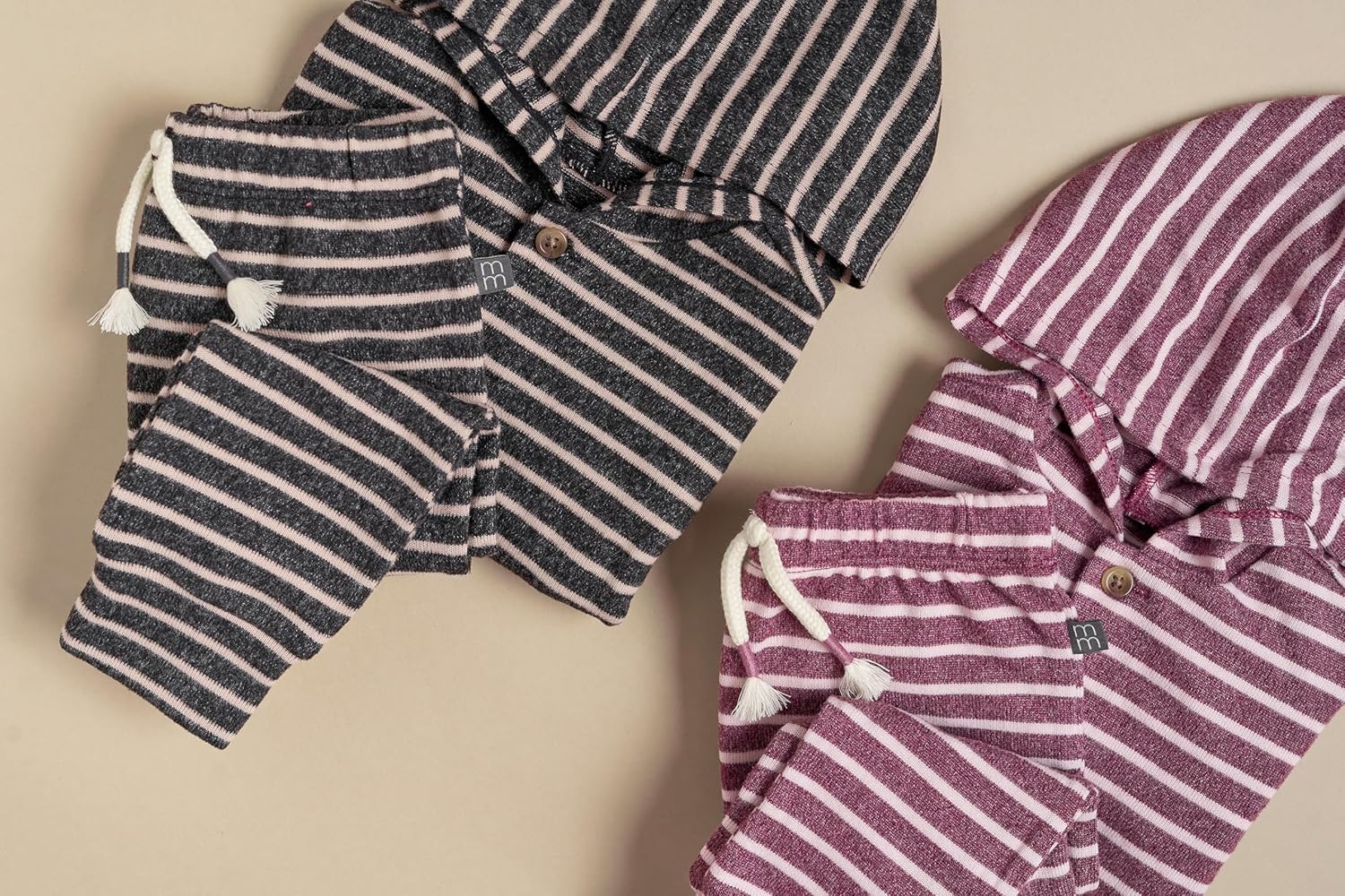 Modern Moments by Gerber Baby Hooded Hacci Top and Pant Set - Image 5