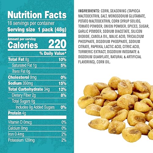 Miniatura 7 de Cornnuts Nueces de maíz Chile Picante Con Limon Crujientes Kernels (Bolsas de 1,7 oz, Paquete de 18)