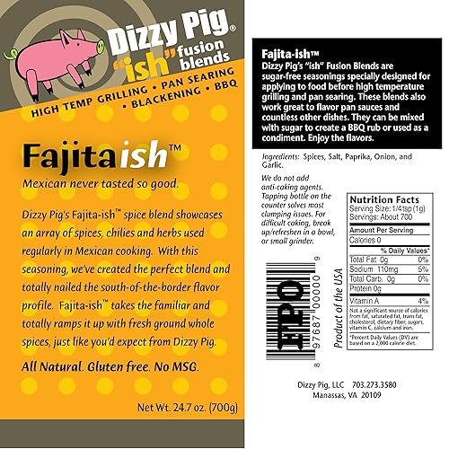 Vista 15 de Dizzy Pig Barbecue Company ish Fusion - Condimento mediterráneo-ish griego e italiano (coctelera de 8 onzas)