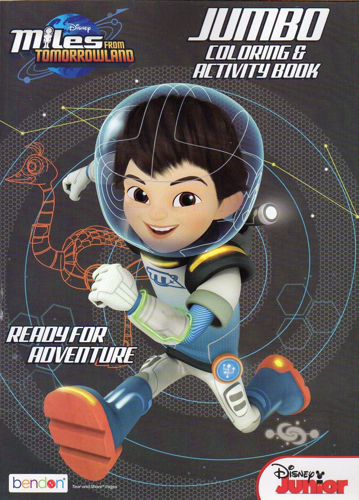 Disney Junior Miles from Tomorrowland Jumbo Coloring Activity Book - Ready Adventure