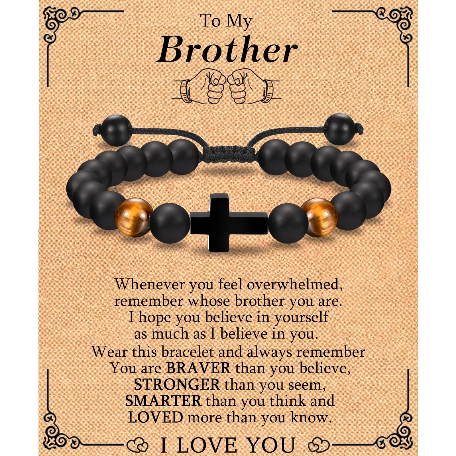 EFVISD Cross Bracelet Gifts for Boys Girls Christian Religious Gifts