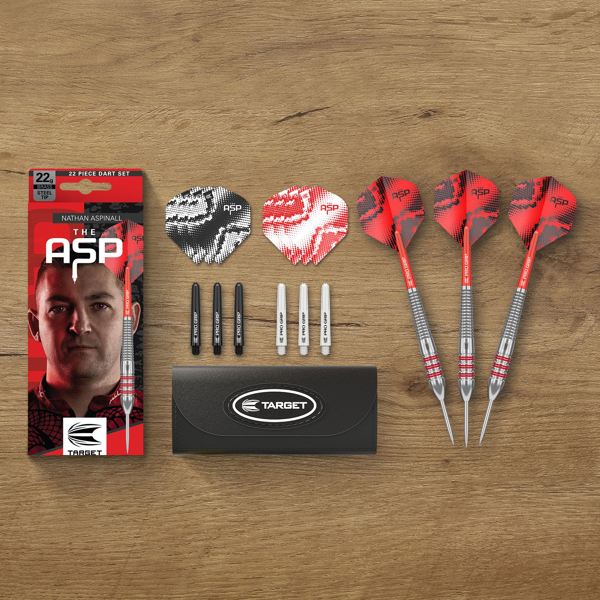 Amazon.com : Target Darts Nathan Aspinall Brass Steel Tip Dart Set