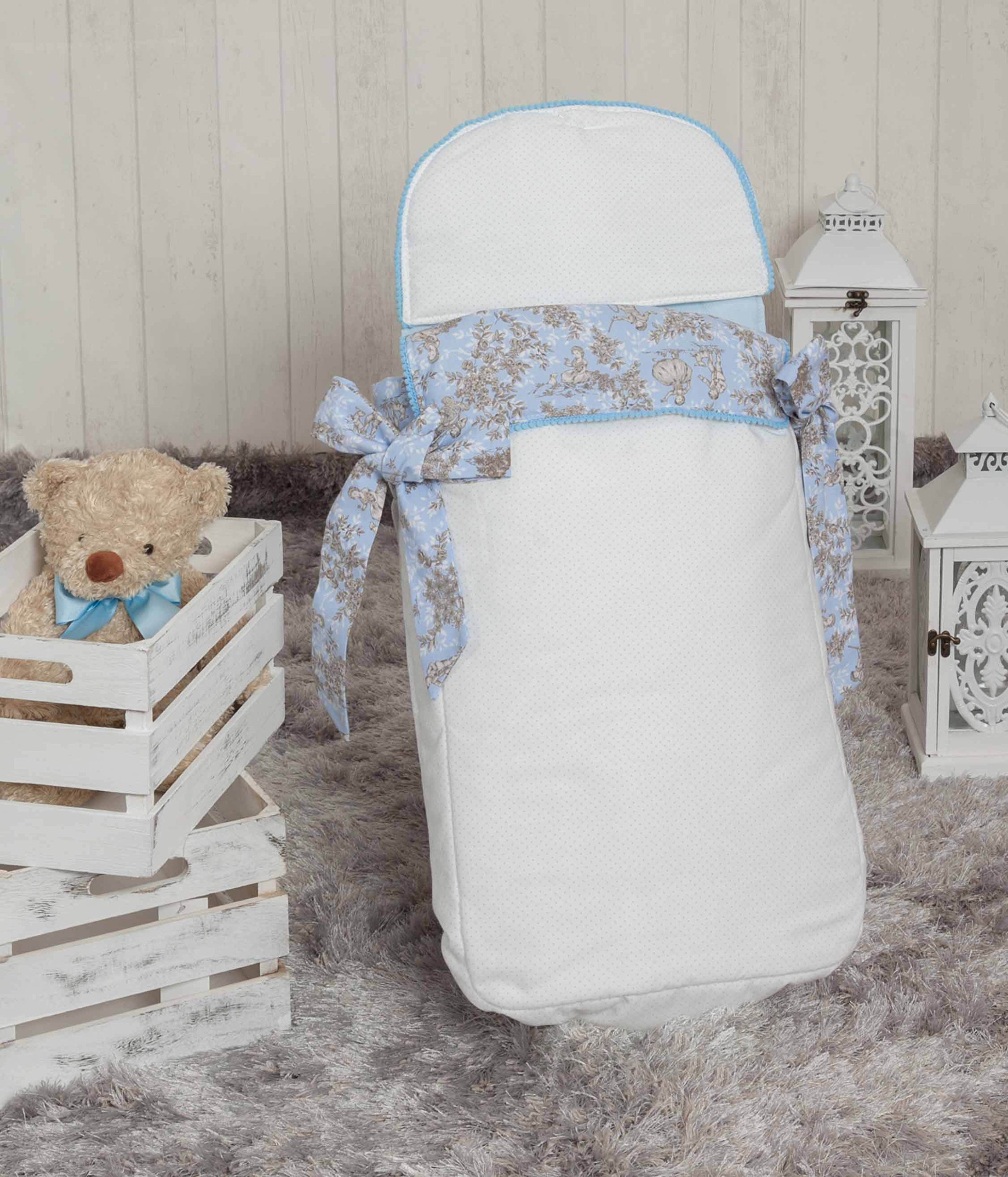 Babyline Toile – Sacco, 3 usi blu