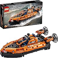 LEGO 42120 Technic Luftkissenboot für Rettungseinsätze - Flugzeug, 2-in-1 Spielzeug aus Bausteinen, Geschenk für Mädchen...