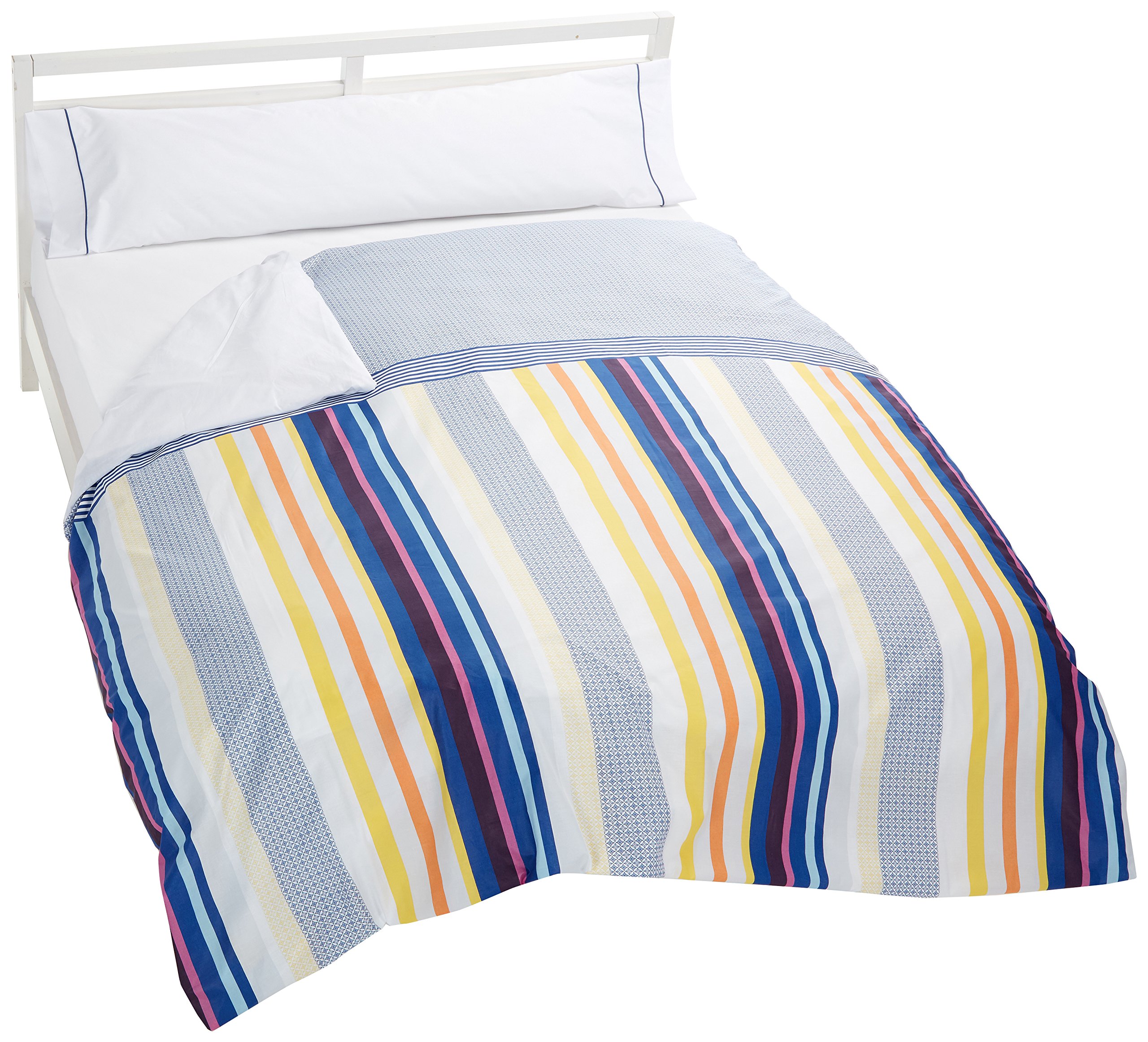 64720 C/10 Nilo Color Azul Duo Nórdico para Cama de 150, 150 cm