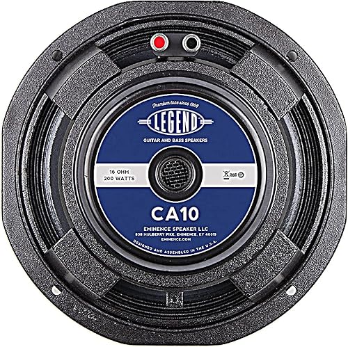Miniatura 9 de Eminence Legend CA10-8 - Altavoz de guitarra bajo de 10 pulgadas, 200 vatios a 8 ohmios, color negro