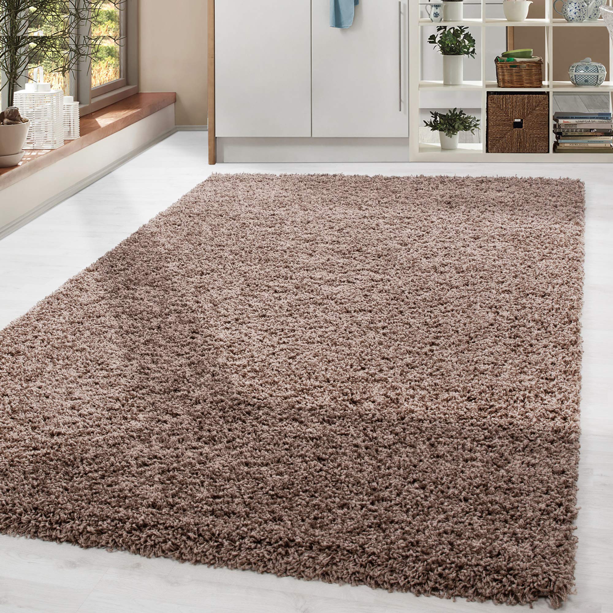 Shaggy Teppich Hochflor 100 X 200 Cm Läufer