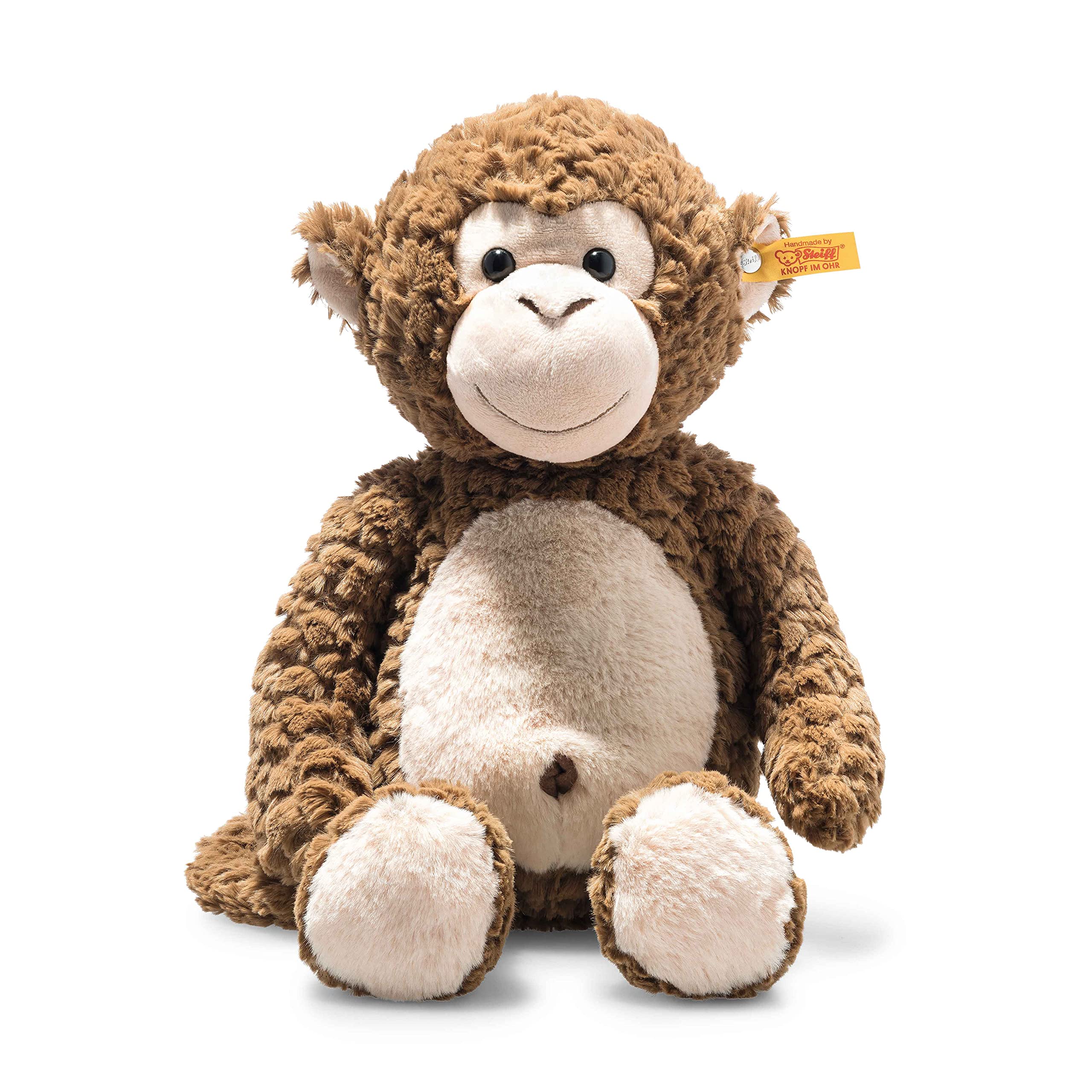 Steiff60441 Soft Cuddly Friends Bodo Monkey, Brown, 40 cm