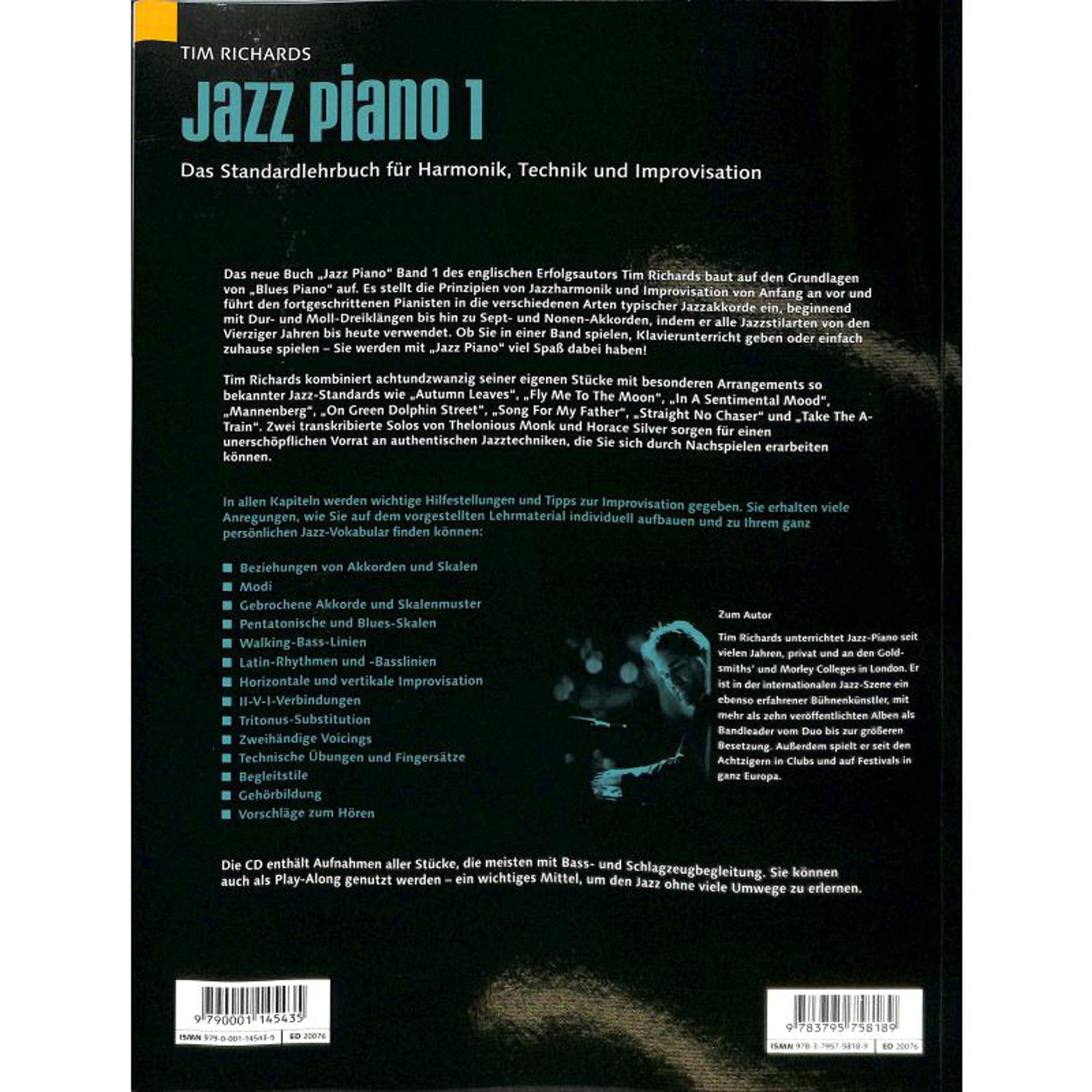 Jazz piano band 1 piano +cd