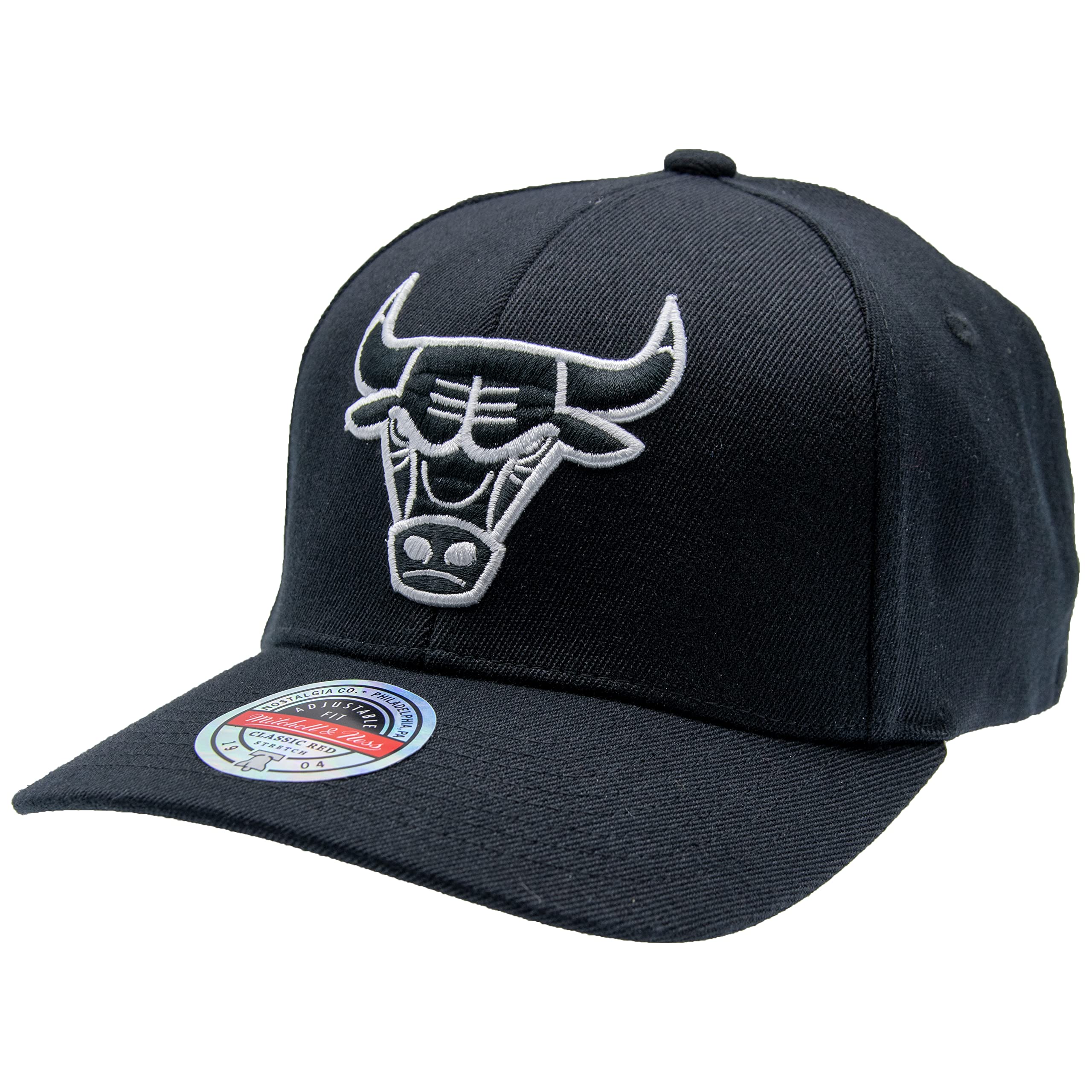 Mitchell & Ness NBA Snapback - Black & White - Chicago Bulls