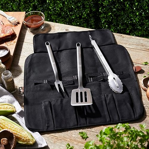 Miniatura 2 de ZWILLING BBQ+ - Juego de 4 herramientas para parrilla, accesorios para barbacoa, juego de regalo para parrilla, incluye espátula para parrilla,