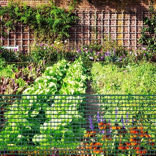 Miniatura 5 de Rollo de plástico para valla de jardín, barrera de seguridad para construcción de valla de nieve al aire libre, red de jardín, malla de 1.2