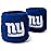 NFL New York Giants Franklin Sports New York Giants Embroidered Wristbandsnfl Embroidered Wristbands, Blue, One Size