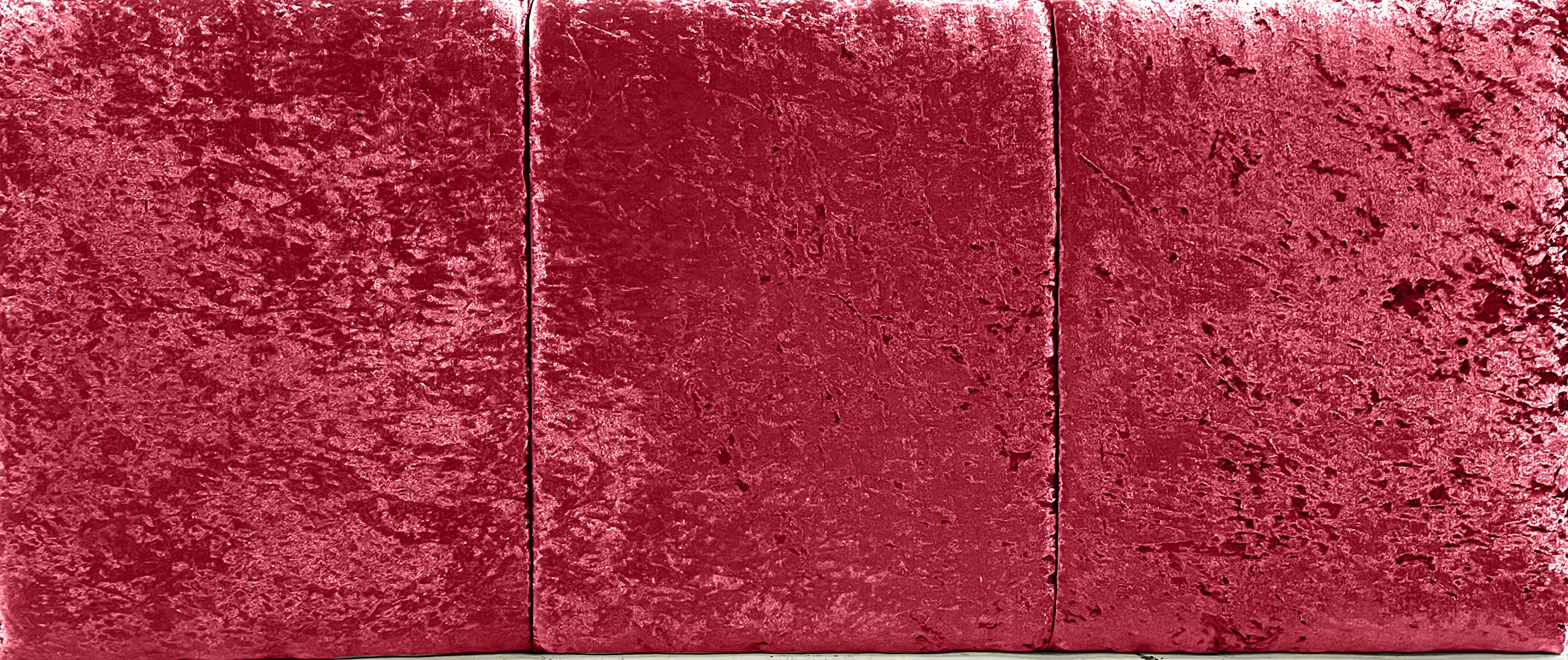 Affordable Luxury 20" Alton Headboard in Crushed Velvet Fabric, for Divan Beds, Bedroom and Hotel Furniture…(Red, Small Single - 2FT6)