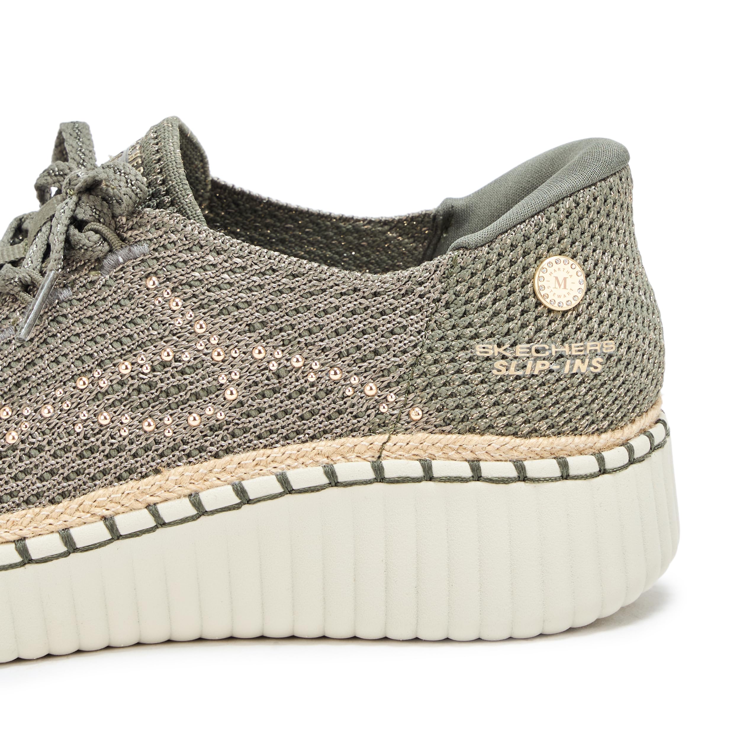 Skechers Zapatillas Martha Stewart Wilshire BLVD para Mujer - Regal, Oliva, 6.5