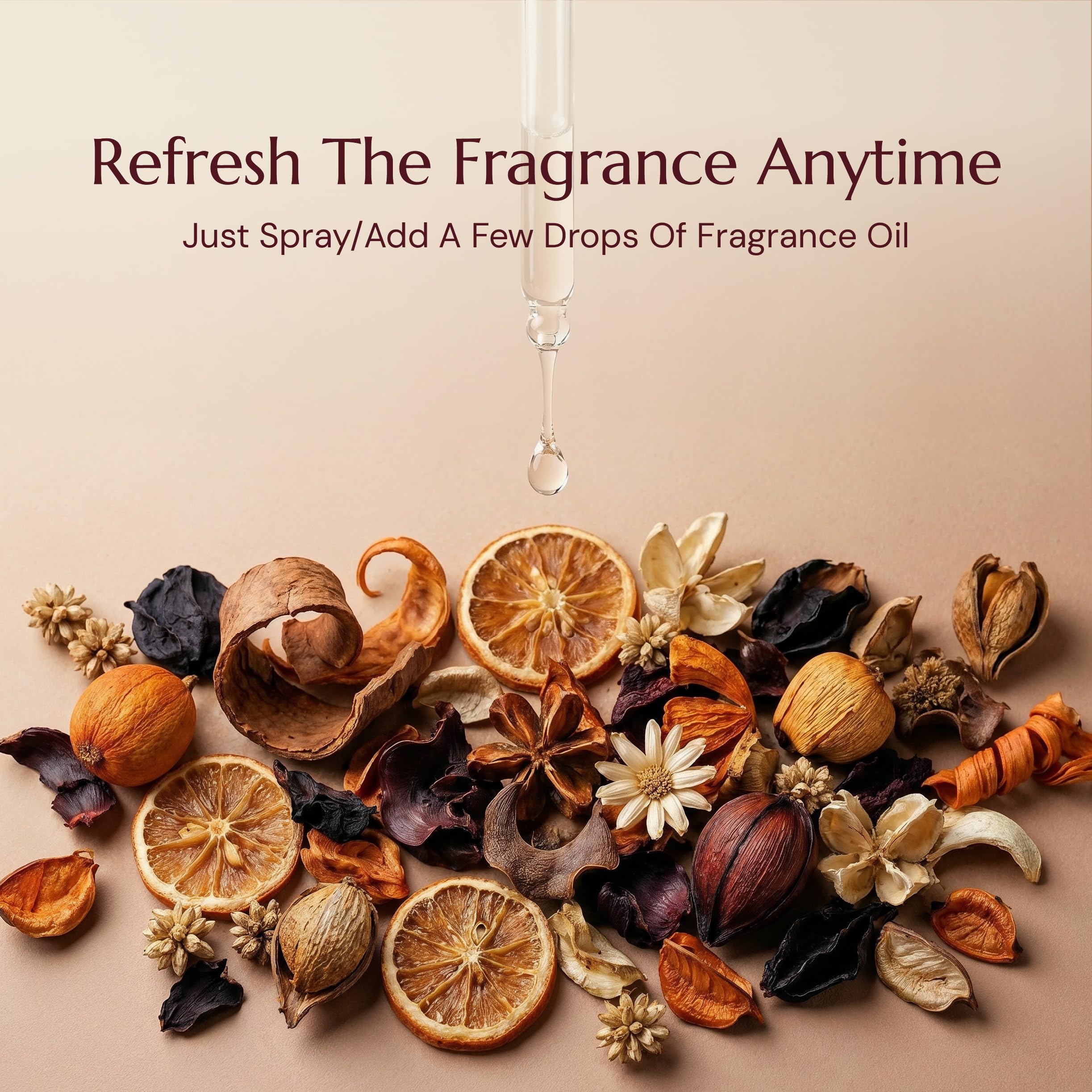 Soul & Scents Sandalwood Potpourri - Natural Fragrance -5