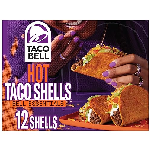 Miniatura 11 de Taco Bell Conchas de taco de sabor sazonado crujientes calientes, caja de 12 unidades (paquete de 2)