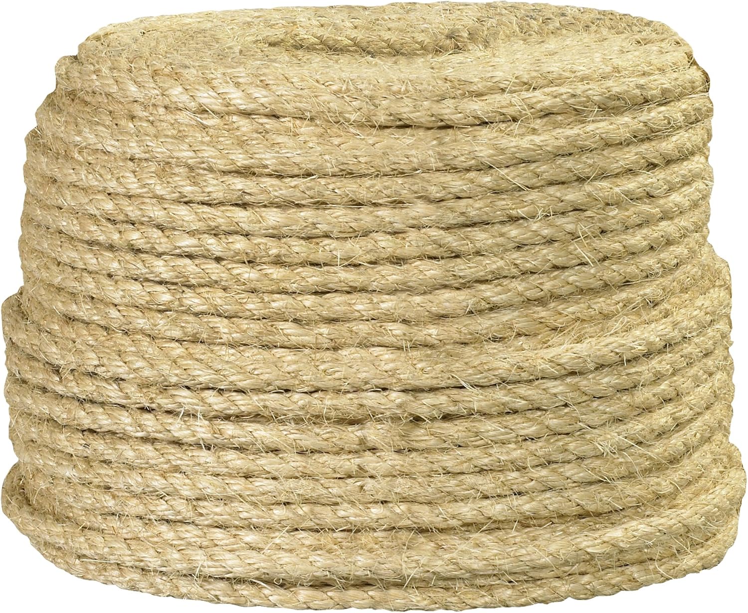 Aviditi Fiber Sisal Rope, 500' x 3/8, 865 lbs. Tensile Strength, Natural (TWR131)
