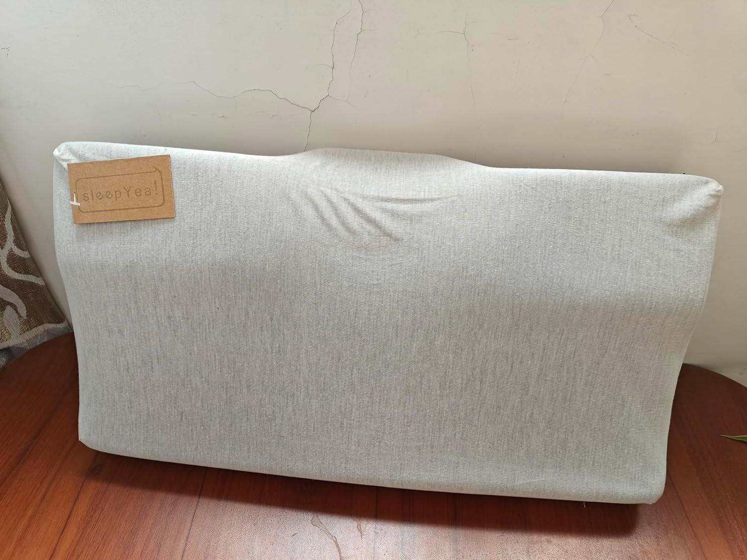 OUTDOOR SHAPING SleepYeal Knitted Fabric Storage Ottoman, Gray