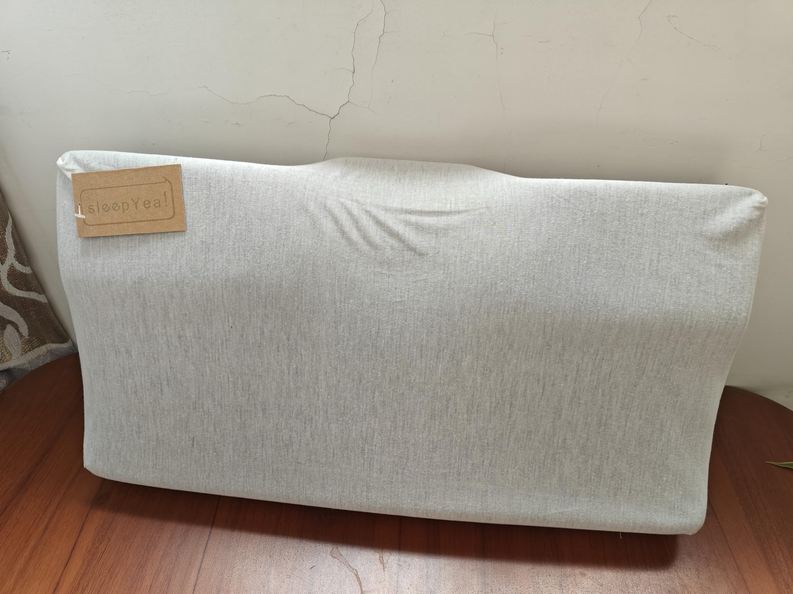 OUTDOOR SHAPING SleepYeal Knitted Fabric Storage Ottoman, Gray