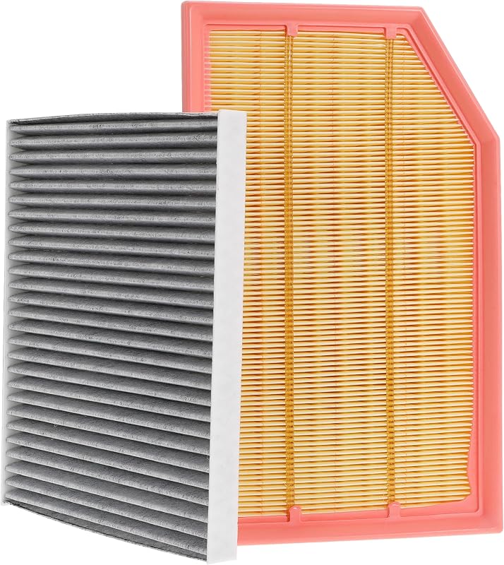 Kit Filtro de Ar do Motor e Filtro de Cabine NuFlySic para Jeep Gladiator e Wrangler – 2 unidades