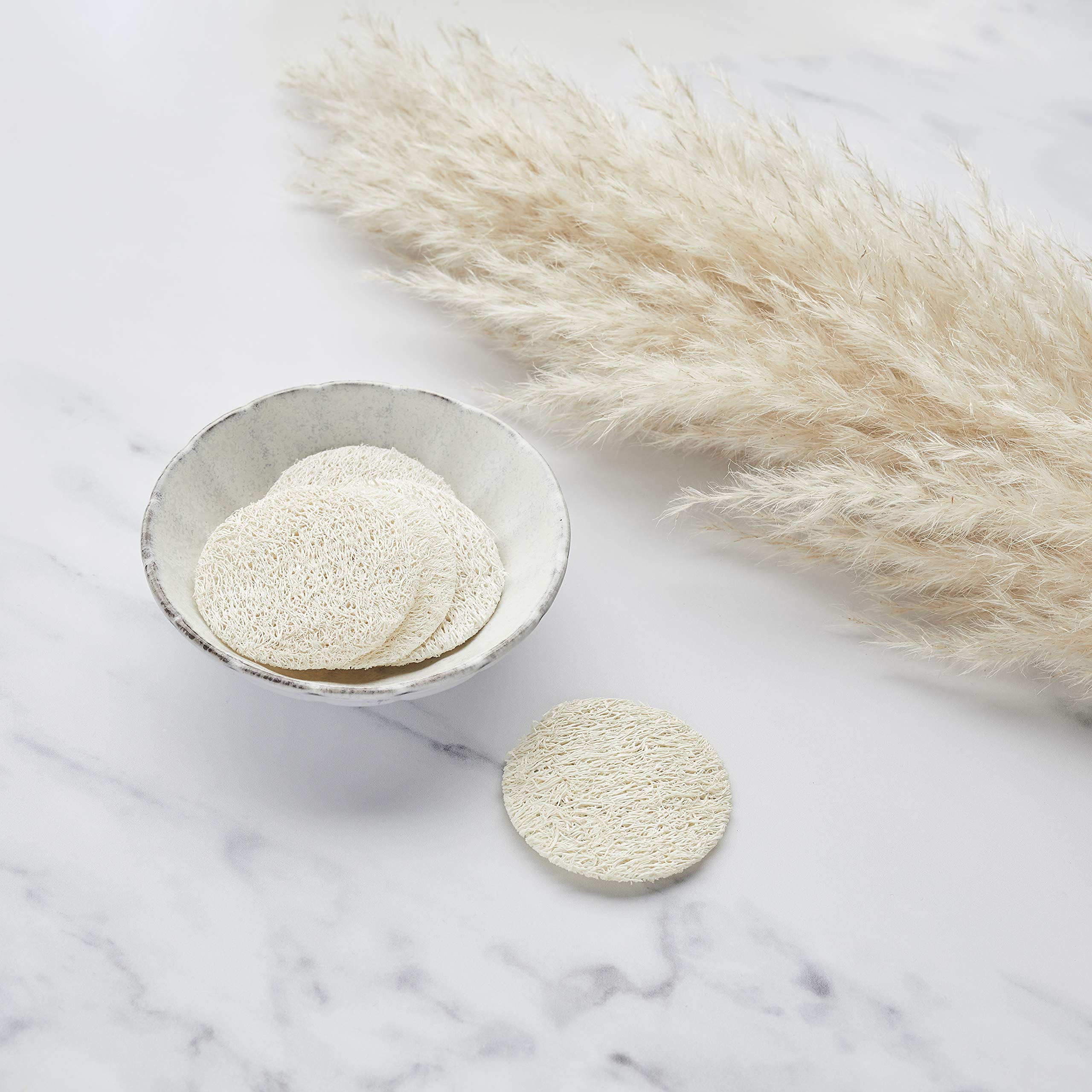 Discos de Loofah Natural (paquete de 5 discos)