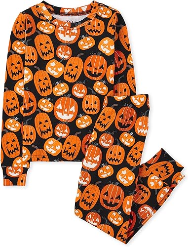 The Children's Place conjuntos de pijama unisex para bebés y niños, a juego de hermanos, de vacaciones, de algodón