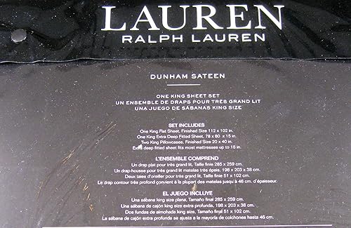 Miniatura 2 de Lauren King Celestial Blue Dunham - Juego de sábanas de satén