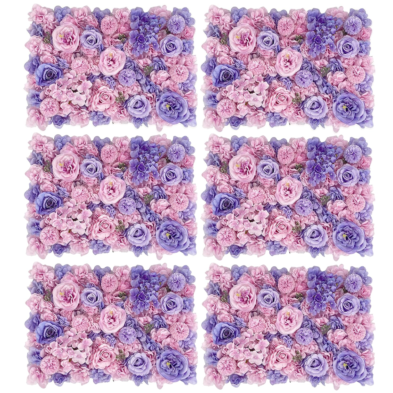 Mur de roses en soie de qualité supérieure pour décoration florale événementielle