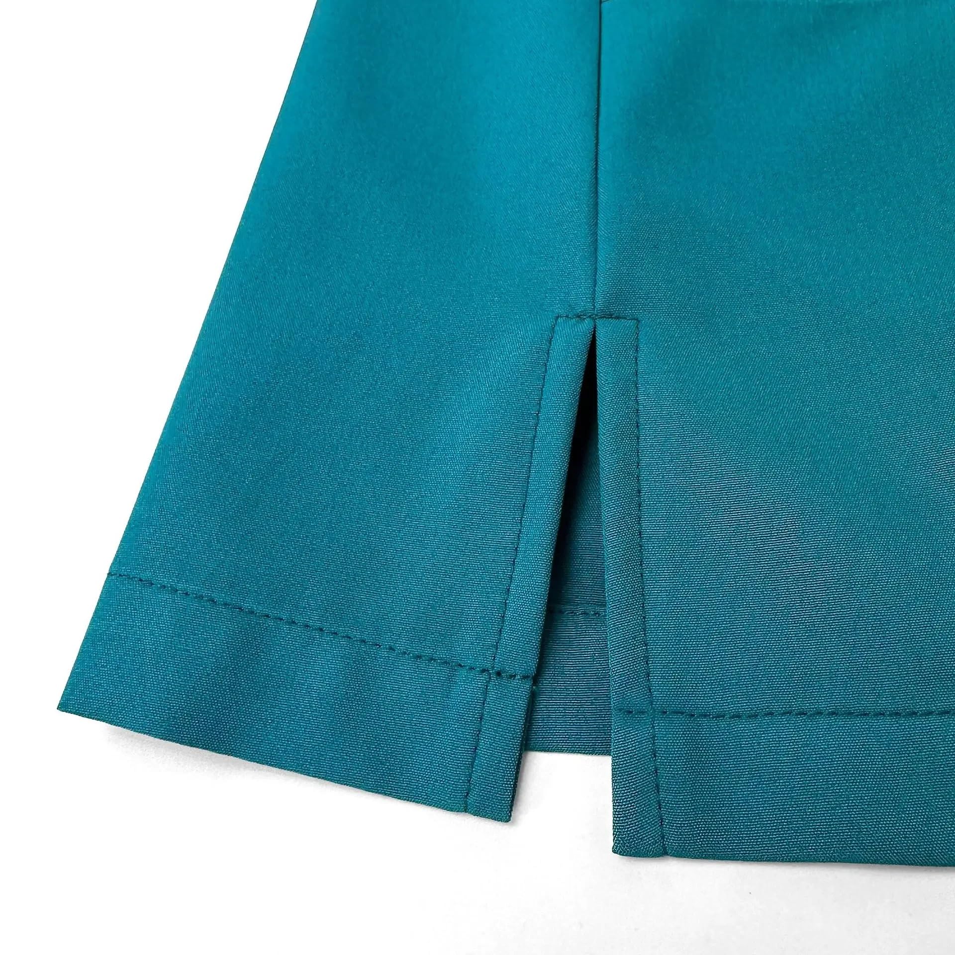 Monos Médicos Uniformes for Mujer Conjuntos de Bata for Hospital Médicos Enfermeras Accesorios Clínica Dental Salón de Belleza SPA Ropa de Trabajo Tela(Deep Blue,XL)