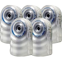 Zircon Leak Alert + LED! Water Leak Detector & Flood Sensor Alarm/Water Leak Sensor with Dual Leak Alarms 90dB Audio + Flashing LED lights/Battery Powered 5 Pack Batteries Not Included, 72313