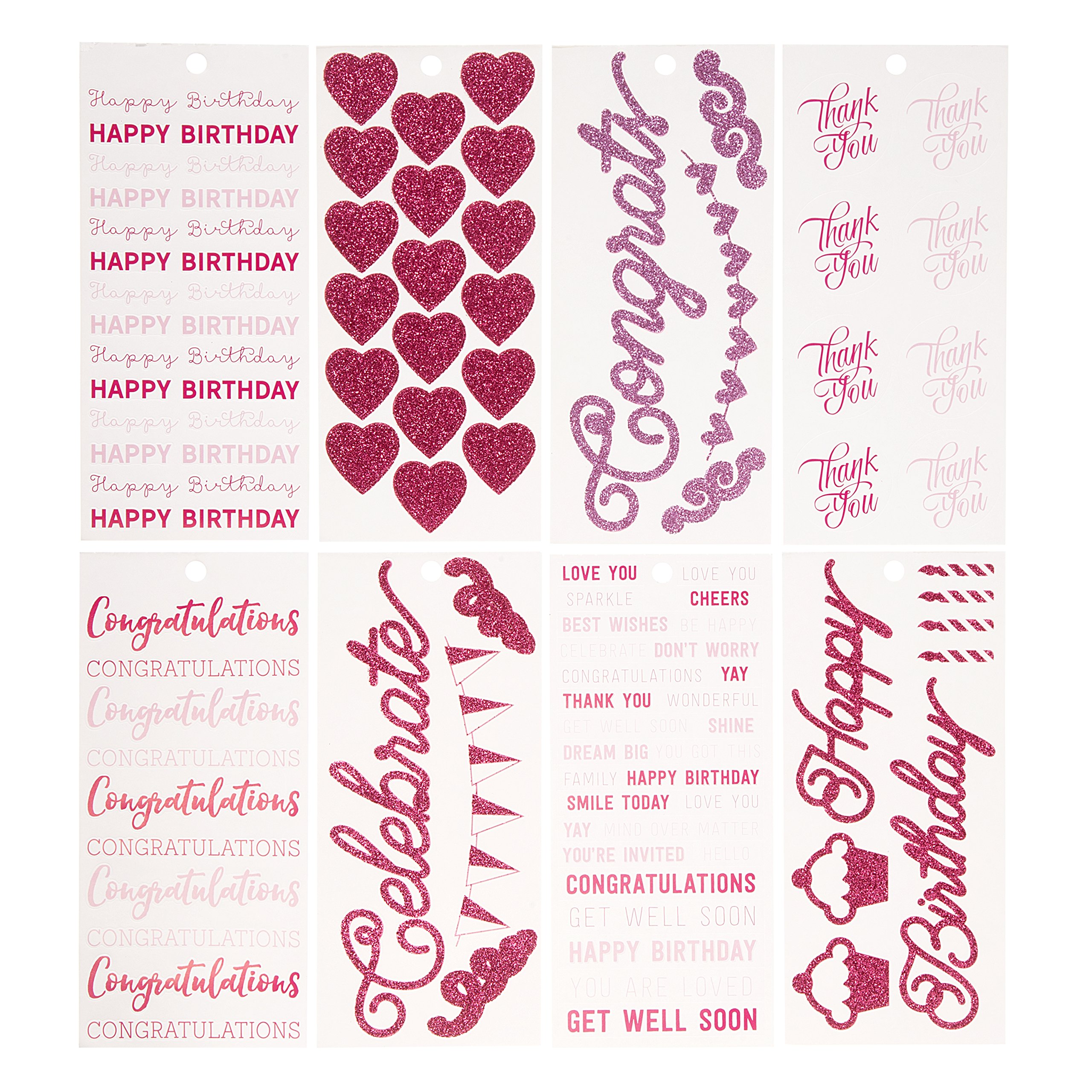 Darice modèle word et symbole autocollant livre pour personnaliser vos agendas