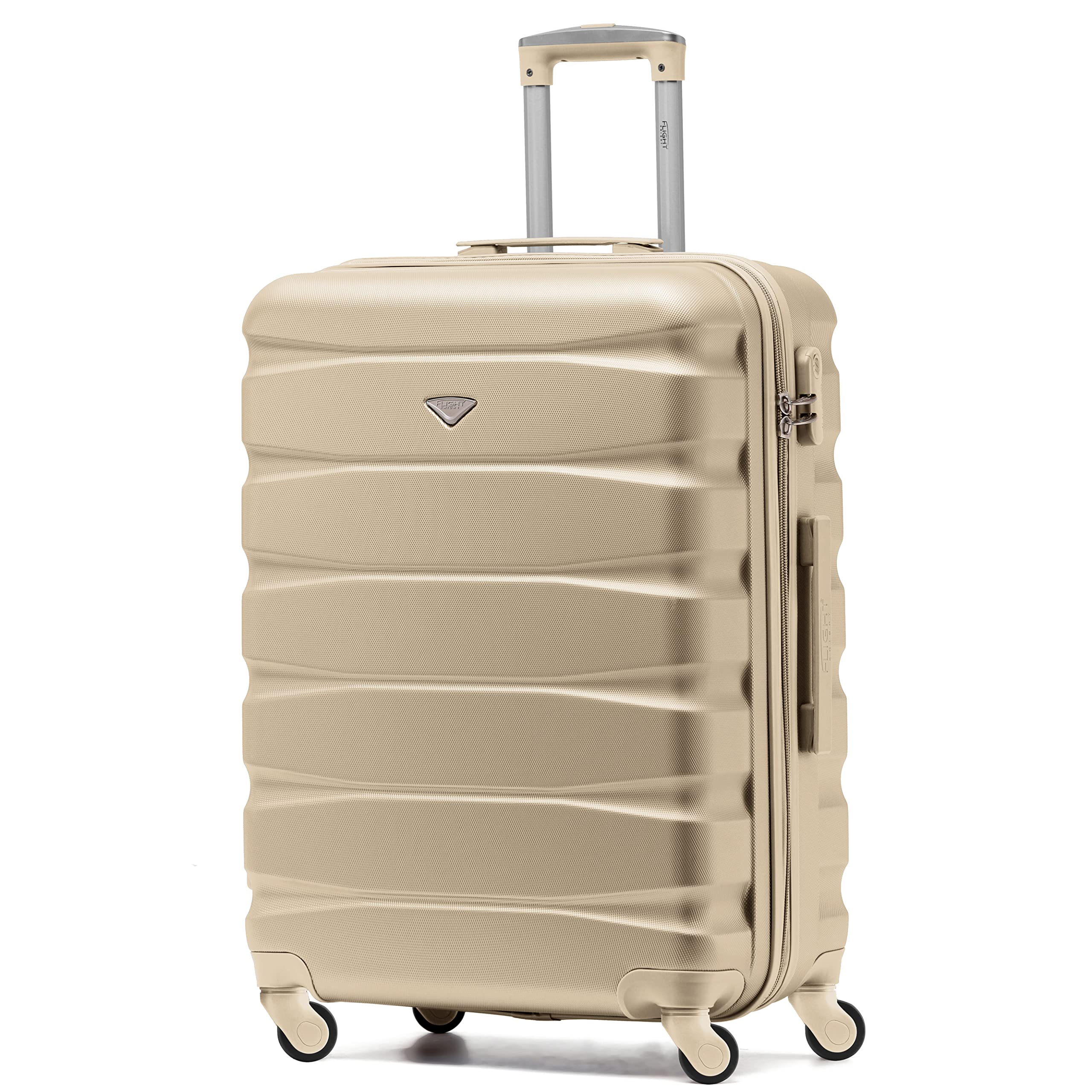Flight Knight Lightweight 4 Wheel ABS Hard Case Medium Suitcase Approved for Over 100 Airlines Including easyJet, British Airways, Ryanair, Jet2, Emirates & Many More - Check-in Medium Size 25" — view 130