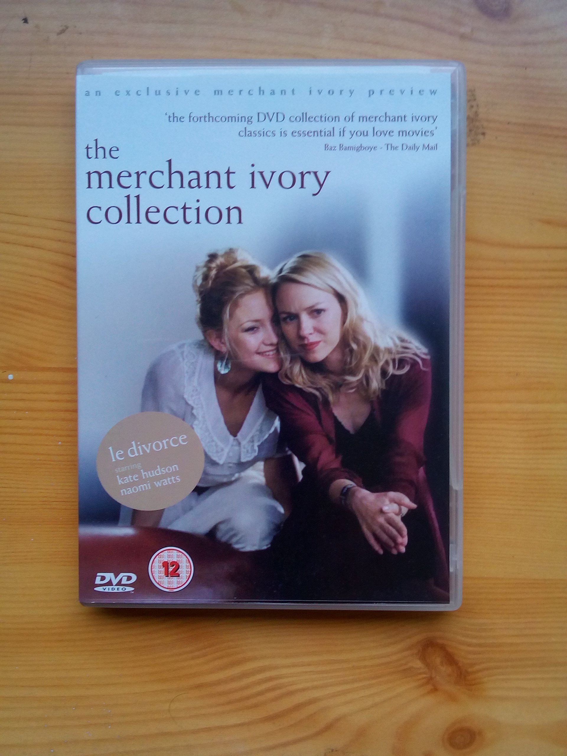 Colección de cine Merchant Ivory en DVD para tardes de películas clásicas en casa