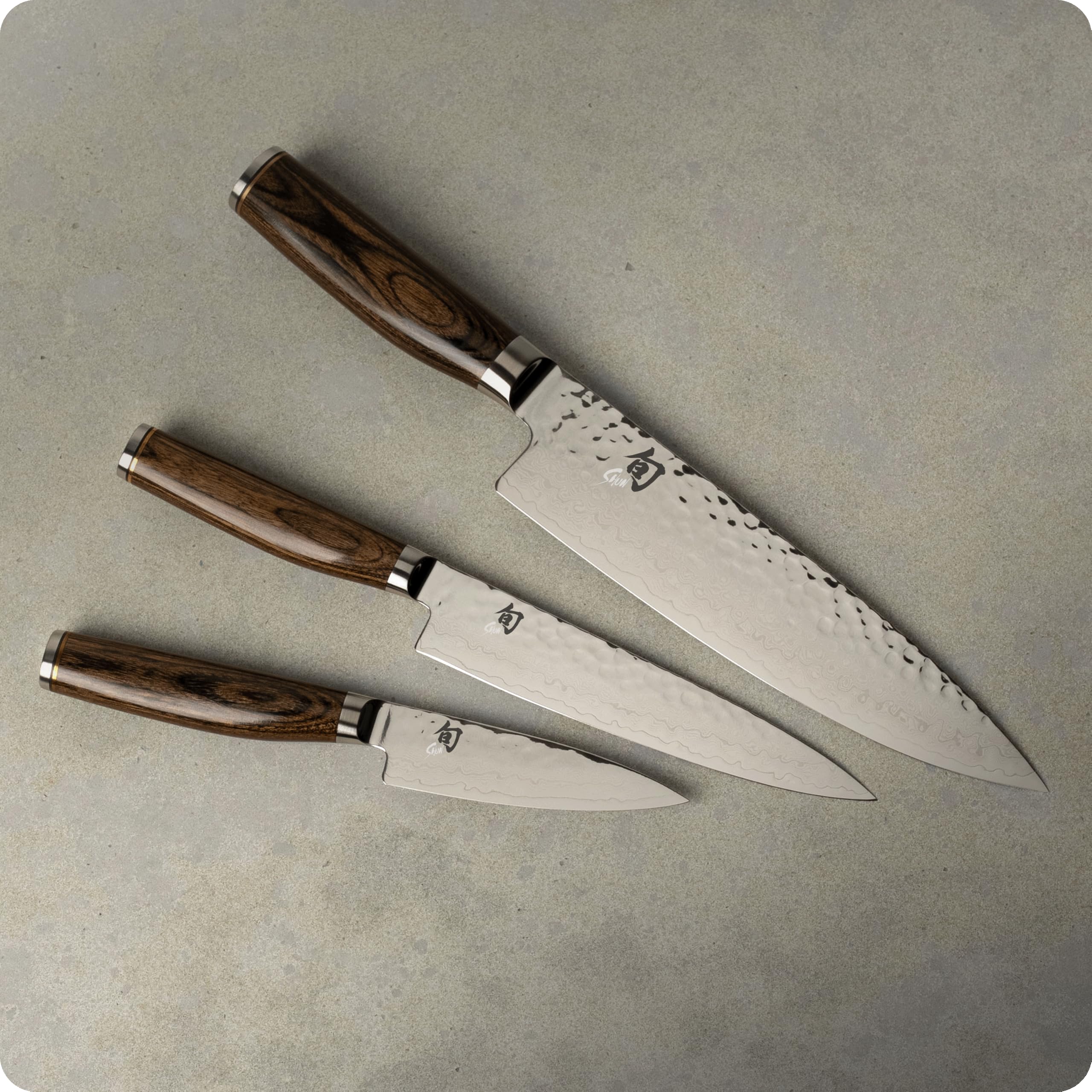 Amazon.com: Shun Premier 3 Piece Starter Set, Includes 8